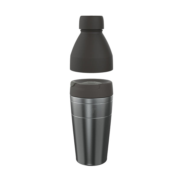 KeepCup Traveller Thermal KIT (pohár a fľaša 2v1) Nitro Black L (454/660 ml)