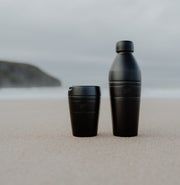 KeepCup Traveller Thermal KIT (pohár a fľaša 2v1) Black M (340/530 ml)