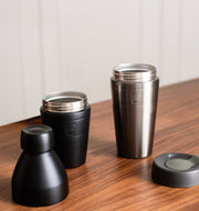 KeepCup Traveller Thermal KIT (pohár a fľaša 2v1) Black M (340/530 ml)