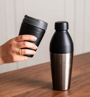 KeepCup Traveller Thermal KIT (pohár a fľaša 2v1) Black M (340/530 ml)