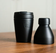 KeepCup Traveller Thermal KIT (pohár a fľaša 2v1) Black L (454/660 ml)