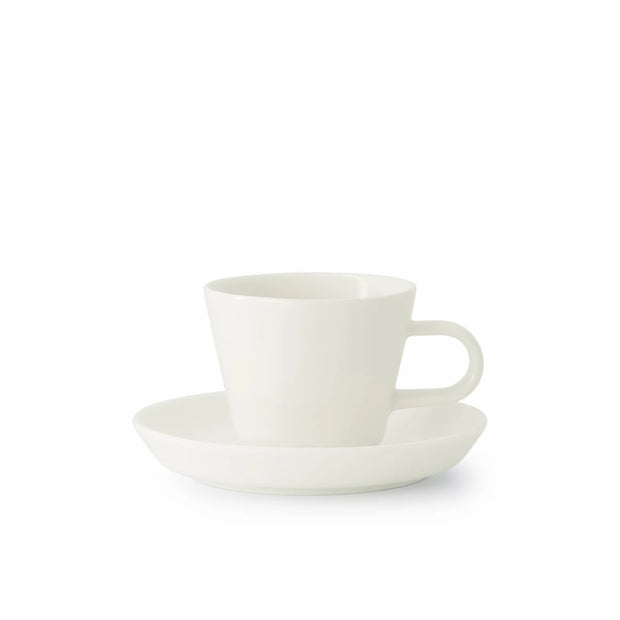 Acme & Co Roman šálka / podšálka, 110 ml - biela