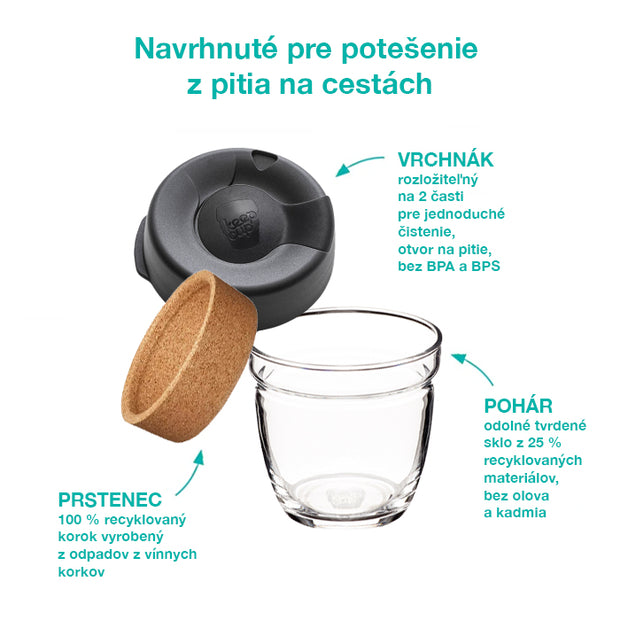 KeepCup Brew Cork Storm XS (177 ml)