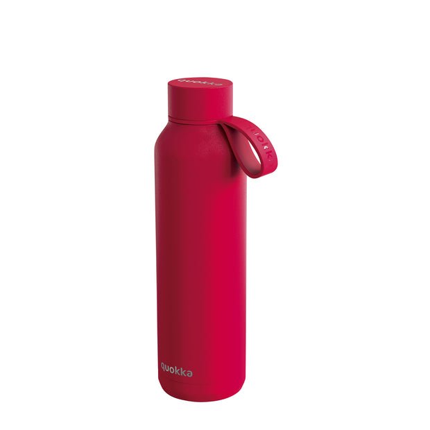 QUOKKA Thermal Solid With Strap 630 ml - Cherry Red