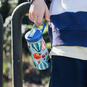 QUOKKA Kids Thermal Pop With Strap 445 ml - Balloons