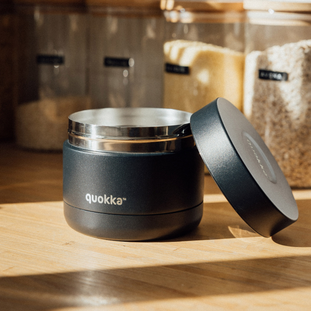 QUOKKA Thermal Food Jar 369 ml - Black