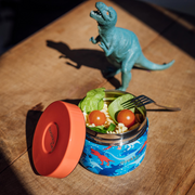 QUOKKA KIDs Thermal Food Jar 360 ml - Dinosaurs
