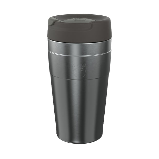 KeepCup Traveller Thermal KIT (pohár a fľaša 2v1) Nitro Black L (454/660 ml)