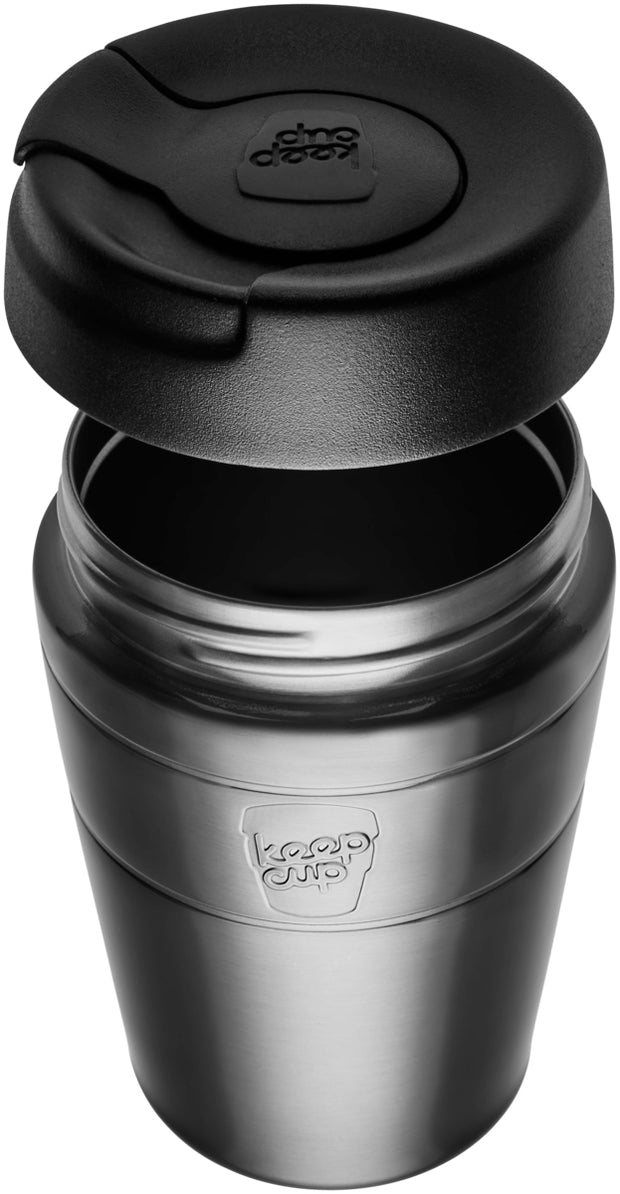 KeepCup Traveller Thermal KIT (pohár a fľaša 2v1) Nitro Black M (340/530 ml)