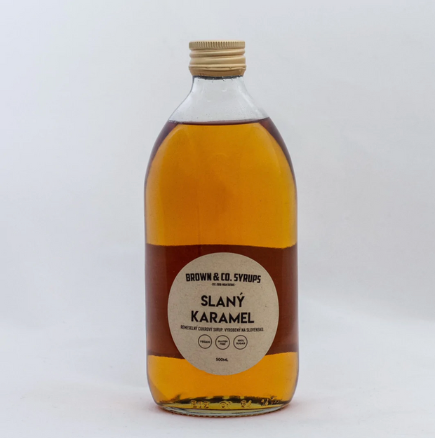 Sirup Brown & Co - Slaný Karamel, 500 ml