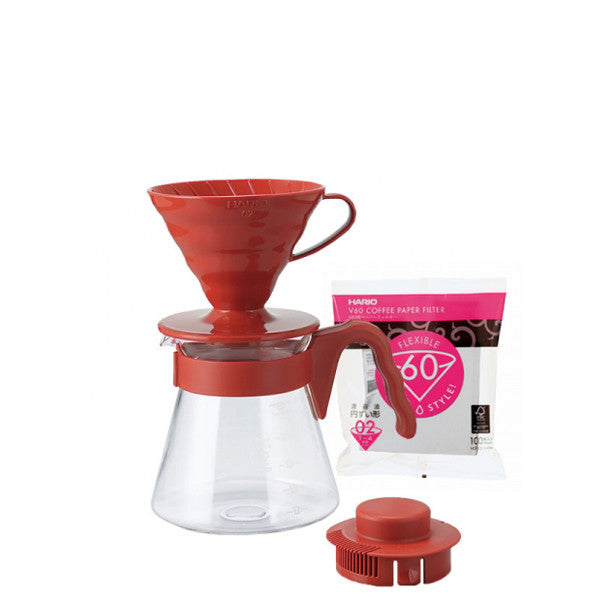Hario Pour Over Kit V60 Red - mabets.sk