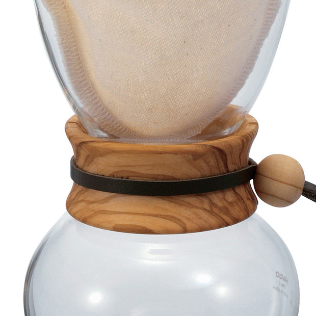 Hario Drip Pot 240ml wood neck (olive) - mabets.sk - 4